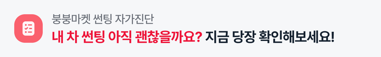 썬팅 자가진단 배너